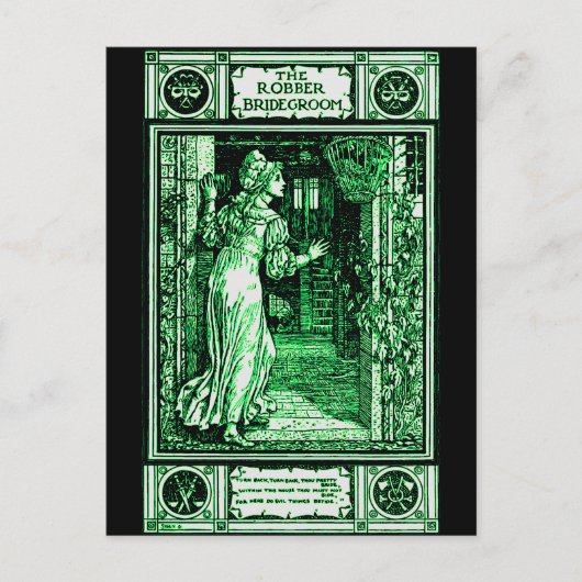 Grimms Robber Bridegroom Postkarte (Vorderseite)