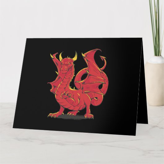 Grimmy Red Dragon Chinesisch Red Karte (Vorderseite)