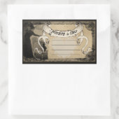 GRIMOIRE DU COEUR ETIKETT RECHTECKIGER AUFKLEBER (Tasche)