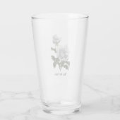 Grimoire Weiße Rose Glas (Rückseite)