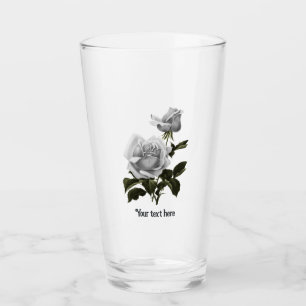 Grimoire Weiße Rose Glas
