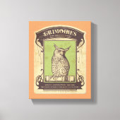 Grimoires Owl Leinwanddruck (Vorderseite)
