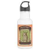 Grimoires Owl Trinkflasche (Vorderseite)