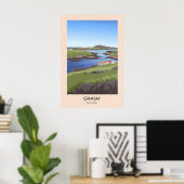 Grimsay Schottland Reiseplakat Poster (Heimbüro)