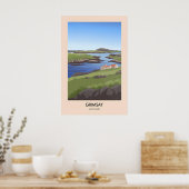 Grimsay Schottland Reiseplakat Poster (Küche)