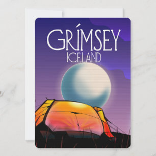 Grímsey Island Reiseplakat