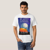 Grímsey Island Reiseplakat T-Shirt (Vorne ganz)