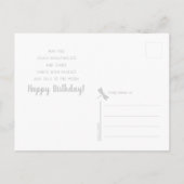 Grimshaw Fairy Birthday Wishing stars CC1231 Postkarte (Rückseite)