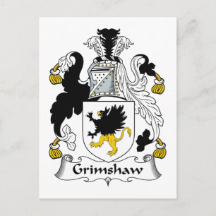 Grimshaw-Familienwappen Postkarte