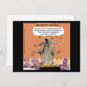 Grimshot Sensenmann Grim Sensenmann Standup Comic Postkarte (Vorne/Hinten)