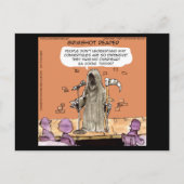 Grimshot Sensenmann Grim Sensenmann Standup Comic  Postkarte (Vorderseite)