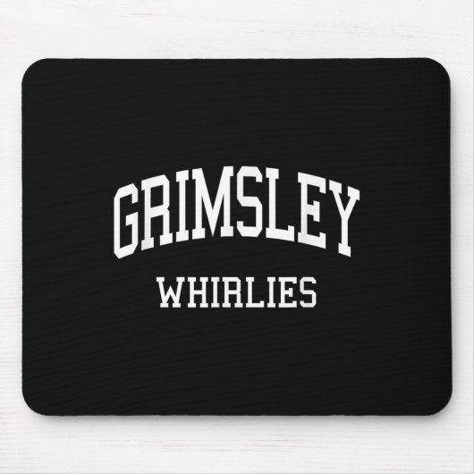 Grimsley High School Hs Greensboro Nc Retro Sports Mousepad (Vorne)