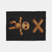 Grimstring – Soky Playful Puppet Marionette Cartoo Fleecedecke (Vorderseite (Horizontal))