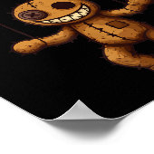 Grimstring – Soky Playful Puppet Marionette Cartoo Poster (Ecke)