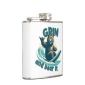 Grin and Bear Flachmann (Rechts)