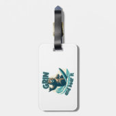 Grin and Bear Gepäckanhänger (Rückseite vertikal)