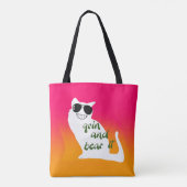 GRIN AND BEAR IT KITTY CAT Mother Day Tasche (Rückseite)