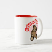 Grin and Bear It Two-Tone Coffee Tasse (VorderseiteRechts)