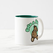 Grin and Bear It Two-Tone Coffee Tasse (VorderseiteRechts)