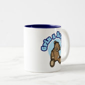 Grin and Bear It Two-Tone Coffee Tasse (VorderseiteRechts)