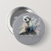 Grin and Ferret Pub Button (Vorne & Hinten)