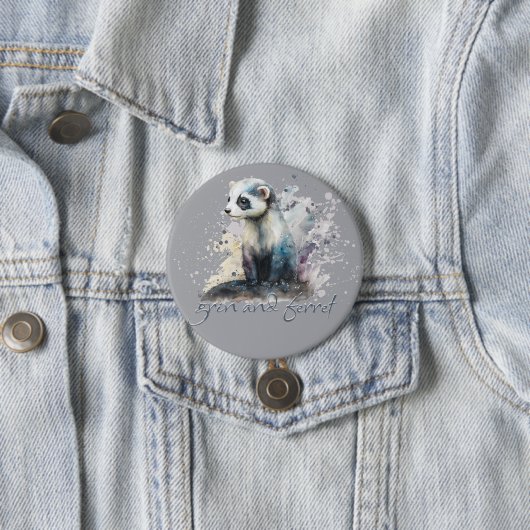 Grin and Ferret Pub Button (Beispiel)