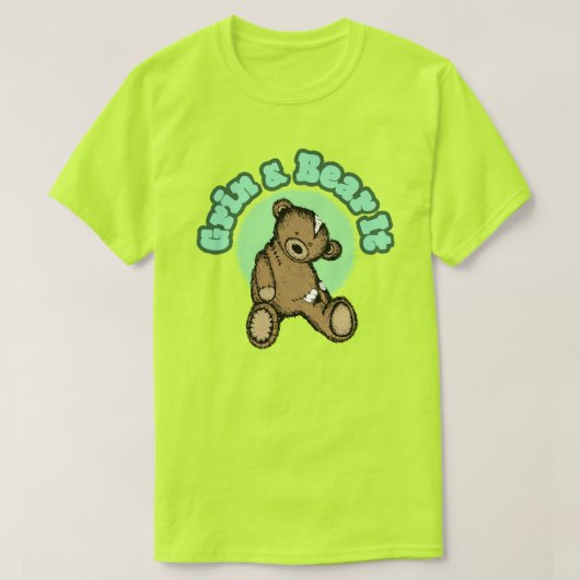 Grin & Bear It T-Shirt (Design vorne)