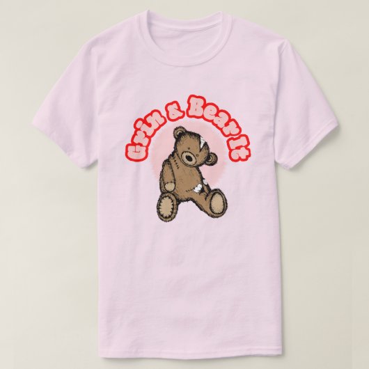 Grin & Bear It T-Shirt (Design vorne)