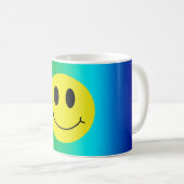 Grin Face Classic TieDye Kaffeetasse (VorderseiteRechts)
