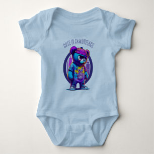 Grin Protocol 50x50 goth edition 001 Baby Strampler