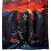 Grin Protocol 80x60 rasta griffin 002 Duschvorhang (Vorderseite)