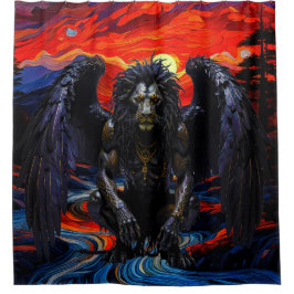 Grin Protocol 80x60 rasta griffin 002 Duschvorhang