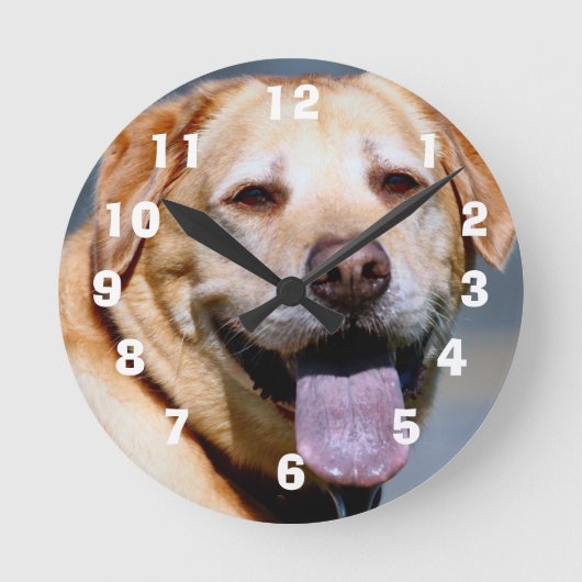 Grin Runde Wanduhr (Vorderseite)