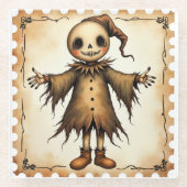 Grin & Scare It: Der Trickster-Untersetzer Glasuntersetzer (Vorderseite)