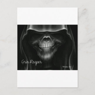 Grin Sensenmann Postkarte