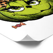 Grinc Pumpkin Coquette Pumpkin Halloween Spooky Se Poster (Ecke)