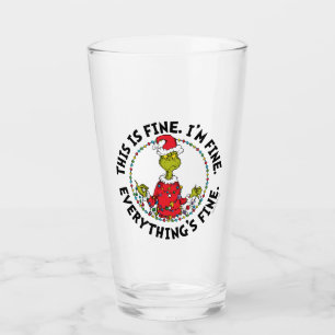 Grinch Alles ist in Ordnung Glas