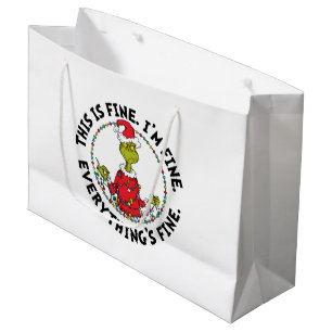 Grinch Alles ist in Ordnung Große Geschenktüte