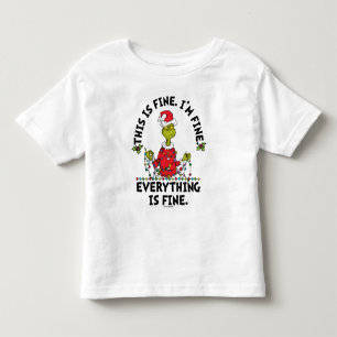 Grinch Alles ist in Ordnung Kleinkind T-shirt