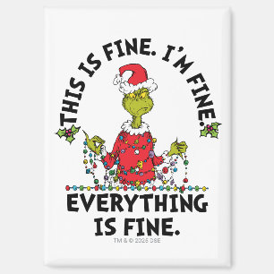 Grinch Alles ist in Ordnung Magnet