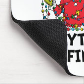 Grinch | Alles ist in Ordnung Mousepad (Ecke)