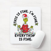 Grinch | Alles ist in Ordnung Mousepad (Mit Mouse)