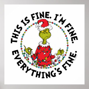 Grinch Alles ist in Ordnung Poster