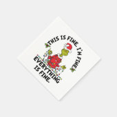 Grinch | Alles ist in Ordnung Serviette (Ecke)