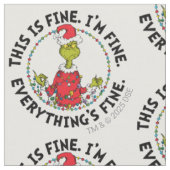 Grinch | Alles ist in Ordnung Stoff (Nahaufnahme)