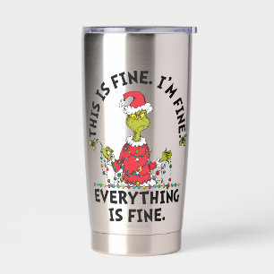 Grinch Alles ist in Ordnung Thermobecher