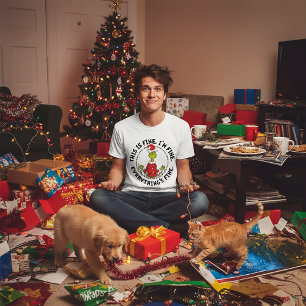 Grinch Alles ist in Ordnung Tri-Blend Shirt