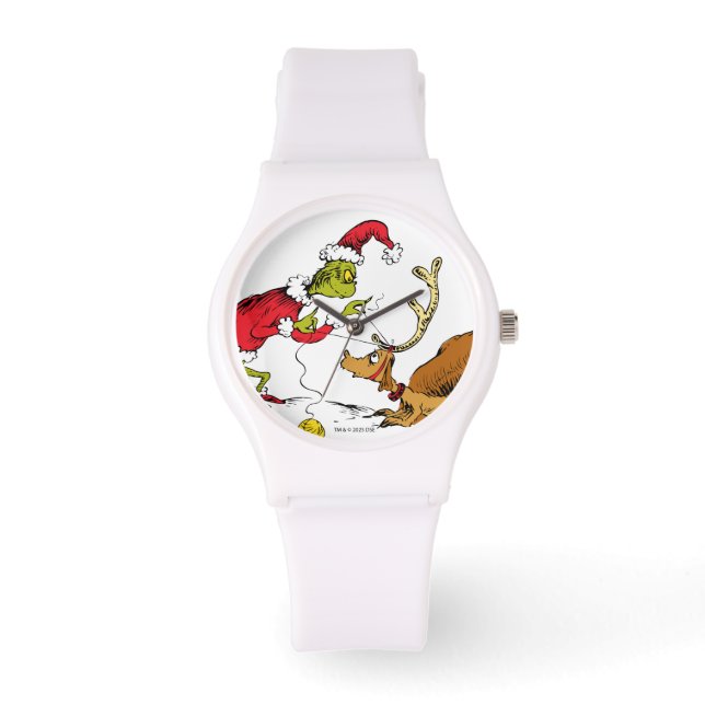 Grinch bereitet Max den Rentier vor Armbanduhr (Vorderseite)