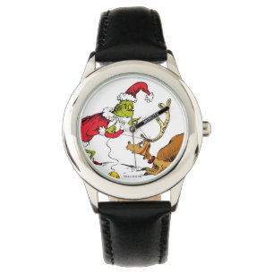 Grinch bereitet Max den Rentier vor Armbanduhr