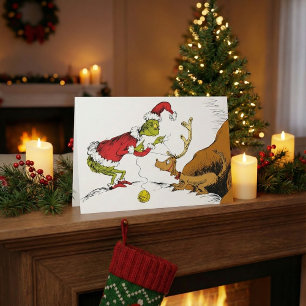 Grinch bereitet Max den Rentier vor Karte